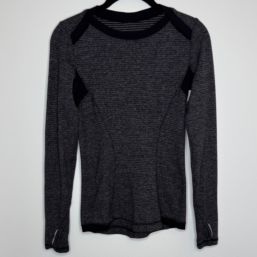 Lululemon Women’s Herringbone Long Sleeve Top Size 4